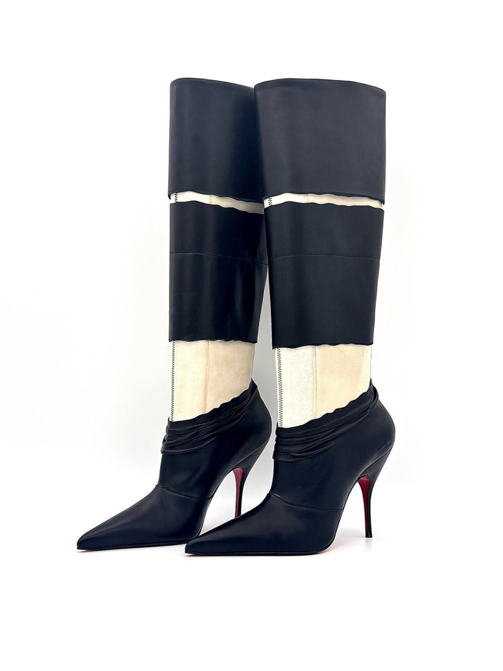 Christian Louboutin x Maison Margiela Xrismarteen 100 Knee High Boots 37